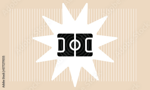 football stadium icon , vetcor symbol