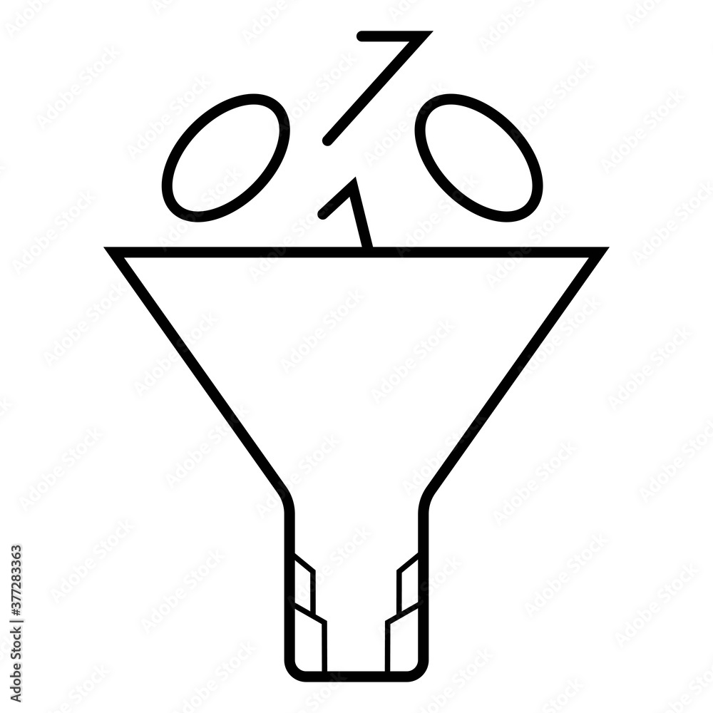 Big data analitics icon vector Big data analitics icon vector