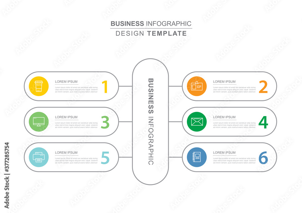 6 data infographics tab index template with thin line design. Vector illustration abstract background. Can be used for workflow layout, business step, banner, web design. 6 data infographics tab index template with thin line design. Vector illustration abstract background. Can be used for workflow layout, business step, banner, web design.