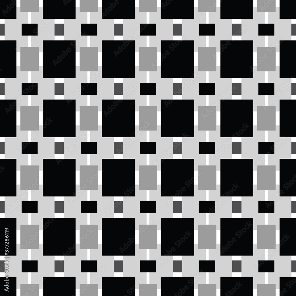 Vector seamless pattern texture background with geometric shapes, colored in black, grey, white colors. Vector seamless pattern texture background with geometric shapes, colored in black, grey, white colors.