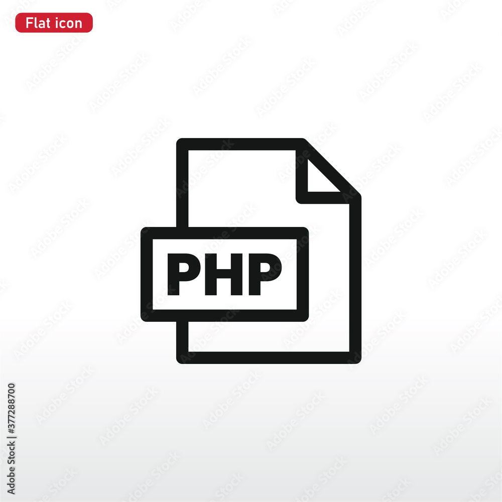PHP file icon . php sign