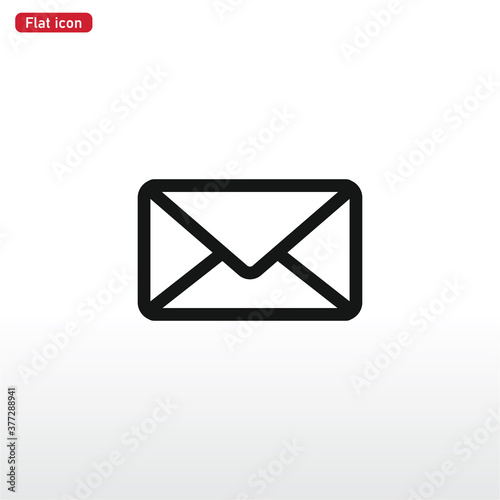 Mail icon vector . Email sign