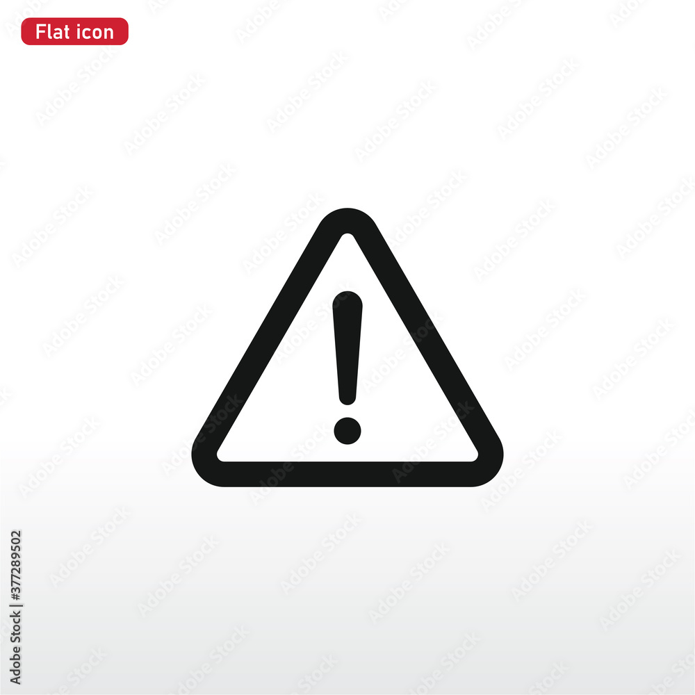 Attention icon vector . Warning sign Attention icon vector . Warning sign