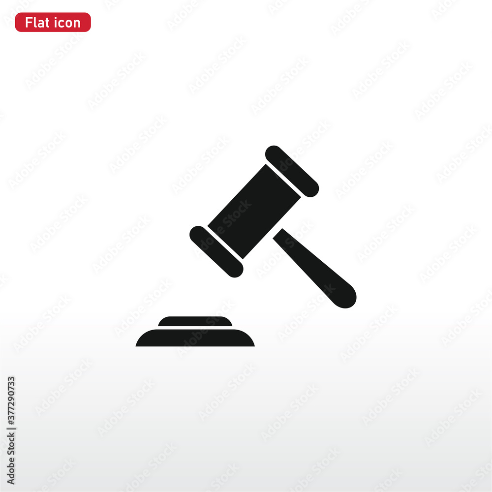 Hammer Judge icon vector eps 10 Hammer Judge icon vector eps 10