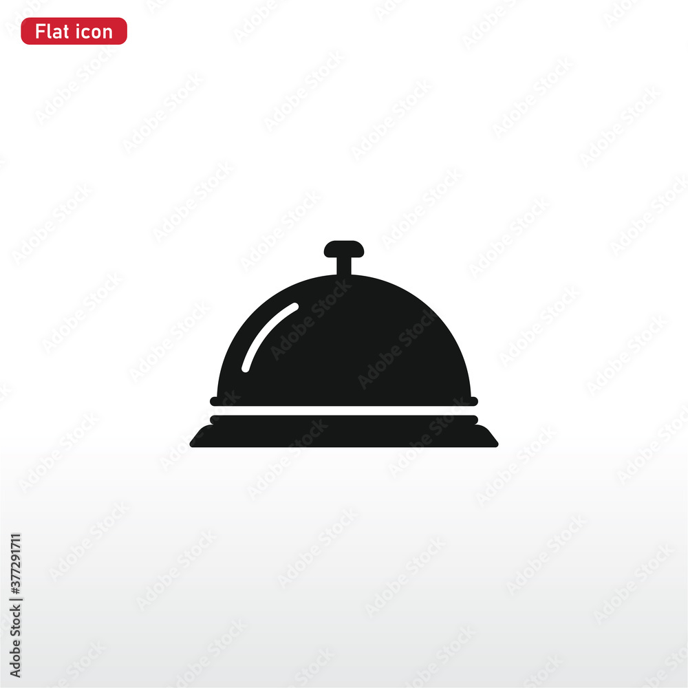 hotel bell icon vector eps 10 hotel bell icon vector eps 10