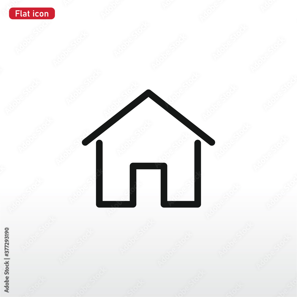 Home icon vector . House sign