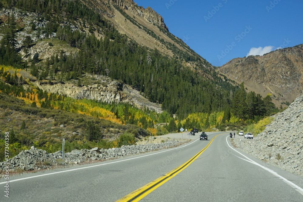 Fototapeta premium road to the mountains, Yosemite National Park