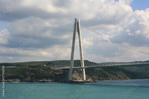 The Yavuz Sultan Selim Bridge is a bridge for rail and motor vehicle transit over the Bosphorus.