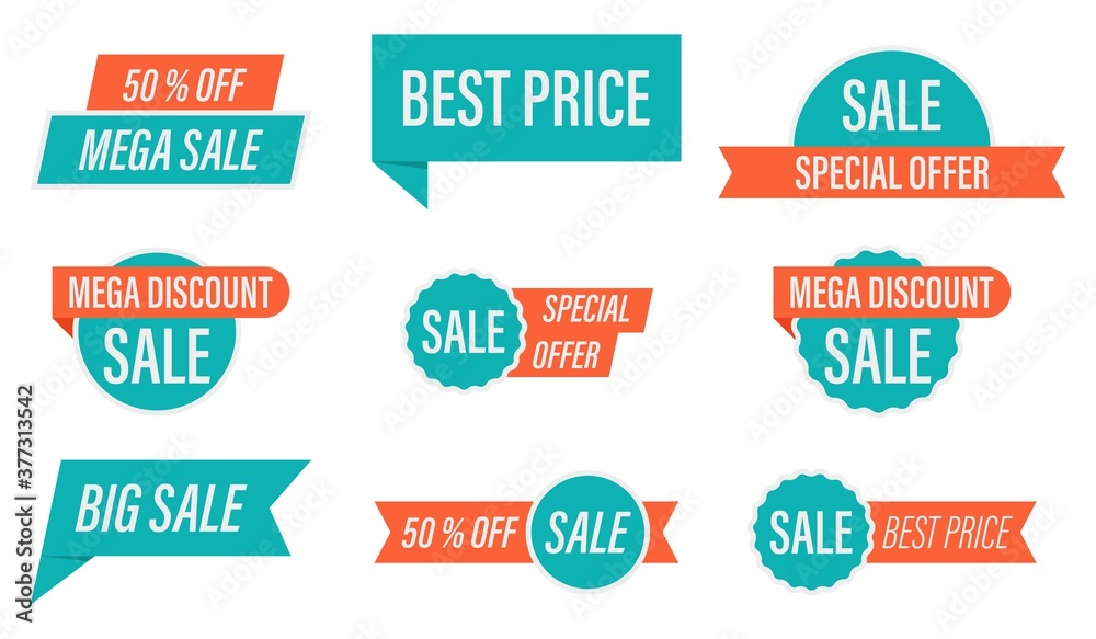 Special offer sale tag vector illustration