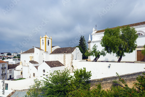 The Santiago Church is located in the south of the Tavira Castle, in Tavira, Algarve, Portugal. © hectorchristiaen