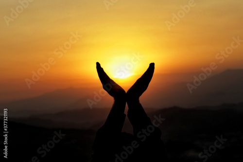 silhouette of a person