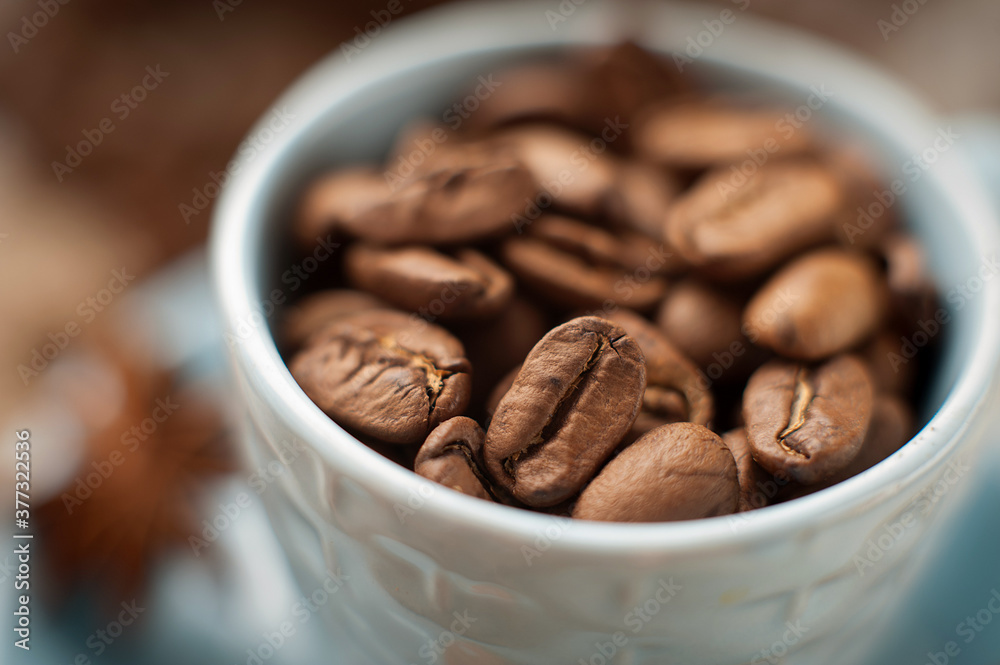 coffee beans in a cup coffee beans in a cup