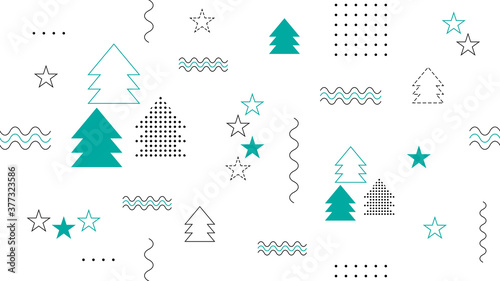 Abstract vector geometric pattern, background design in memphis style, for web design, business card, invitation, poster, cover.