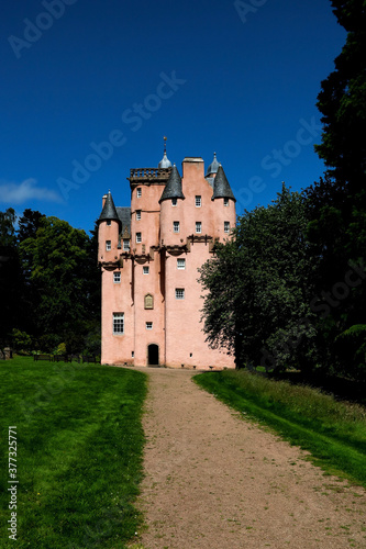 Craigievar Castle Aberdeenshire Scotland on a Summer Afternoon