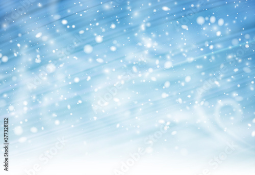 Winter blue brush strokes background.