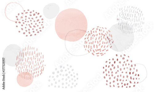 Watercolor material with a soft impression