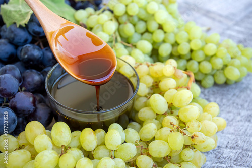 Grape molasses and fresh or...