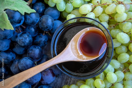 Grape molasses and fresh or...