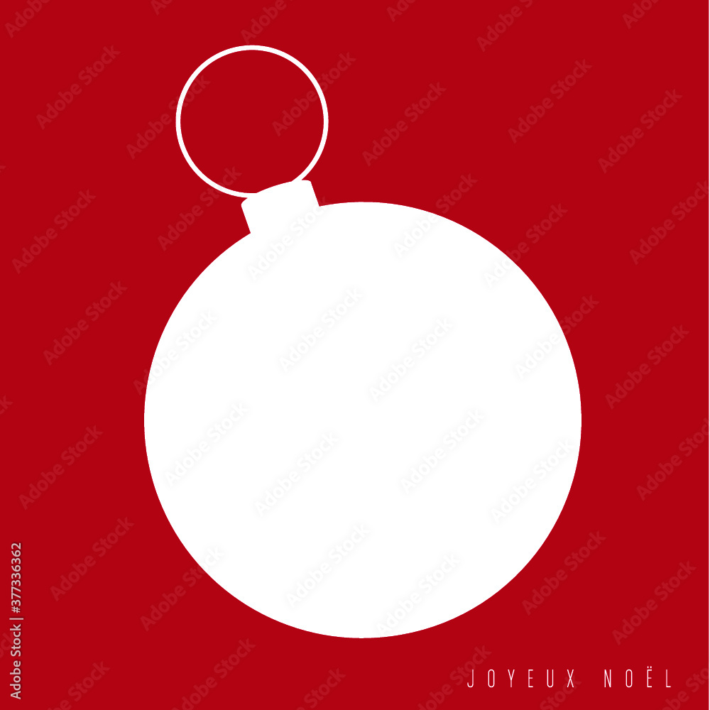 red christmas bauble decoration, graphic illustration red christmas bauble decoration, graphic illustration