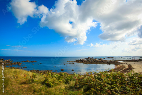 view of the sea from the beach