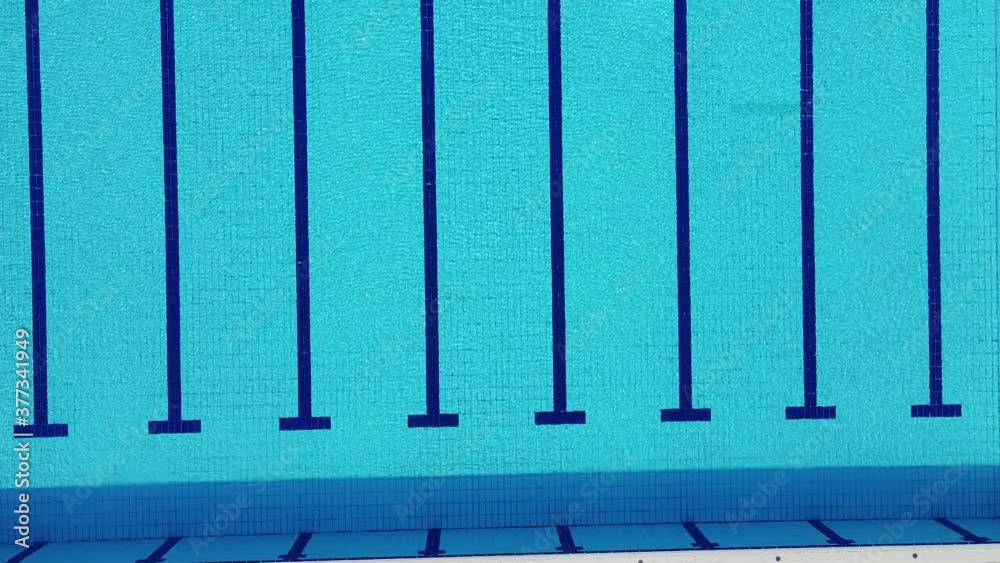 tight shot for Costoli swimming pool empty due to Coronavirus pandemic. Florence Campo Marte area near Fiorentina soccer team stadium. Tuscany, Italy