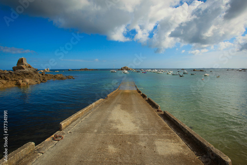 pier in the sea