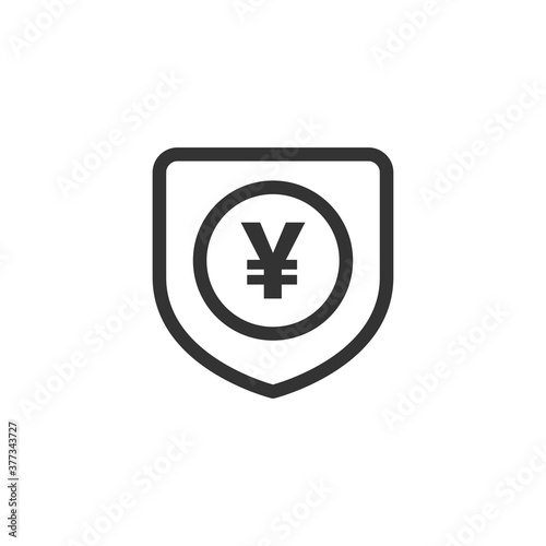 Japanese Yen icon. Cash symbol modern, simple, vector, icon for website design, mobile app, ui. Vector Illustration