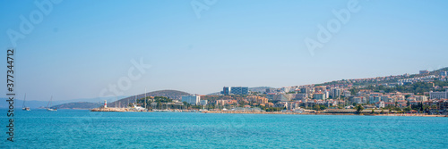 sea and city scape with terre line in turkey kusadasi © Bonsales