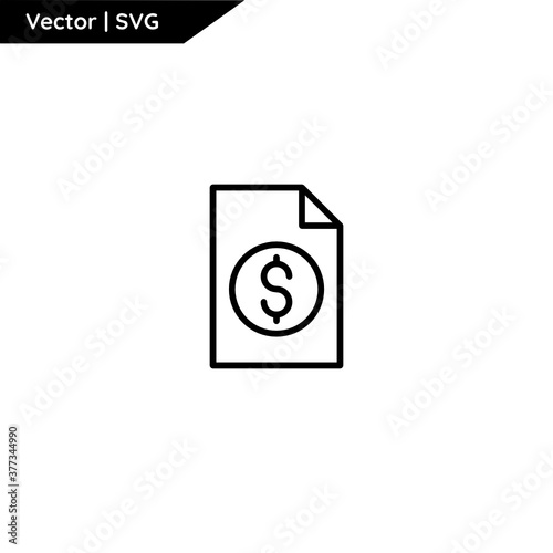 Free Download Document education icon with outline style. Minimalist and elegant icon. Vector. Graphic. - GFXLoad