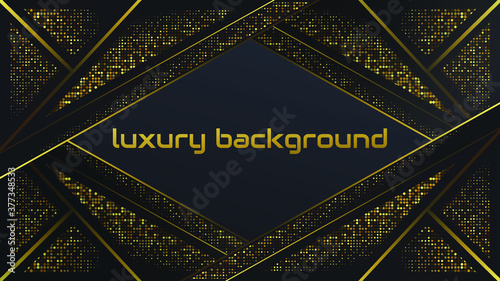 Luxury golden background. Stock vecor design. photo