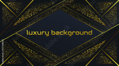 Luxury golden background. Stock vecor design.