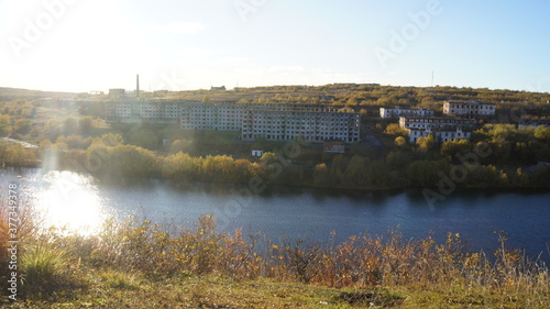 Russia, the North town of Vorkuta, time of year autumn