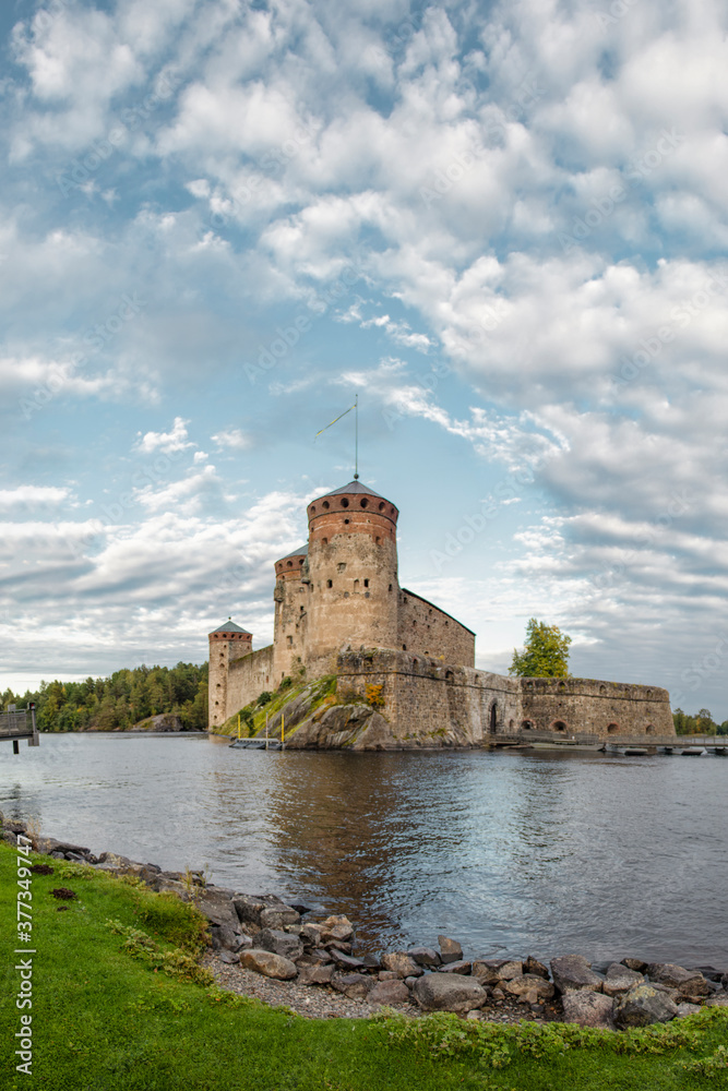 Castillo medieval en Europa. Segunda foto.