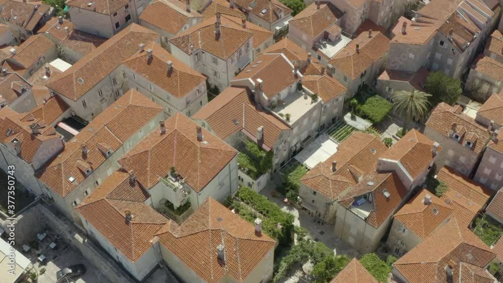 Aerial shot Budva Montenegro. Drone video of a city on the Adriatic coast surrounded by mountains with a beautiful landscape, with the old and the new city. Aerial shot Budva Montenegro. Drone video of a city on the Adriatic coast surrounded by mountains with a beautiful landscape, with the old and the new city.