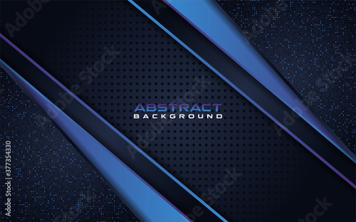 Luxury dark navy background combine with gradient blue lines