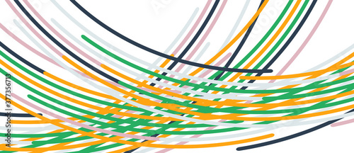 Аbstract moving colorful lines vector backgrounds for cover, placard, poster, banner or flyer