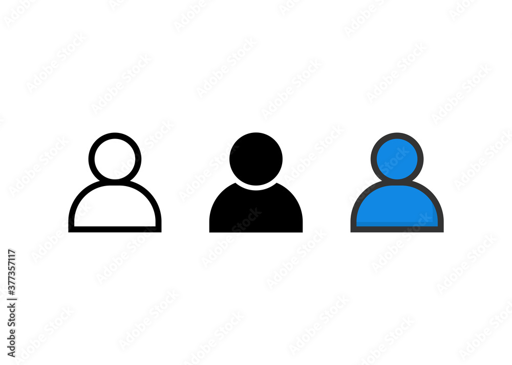 User Icon set, User sign and symbol vector User Icon set, User sign and symbol vector