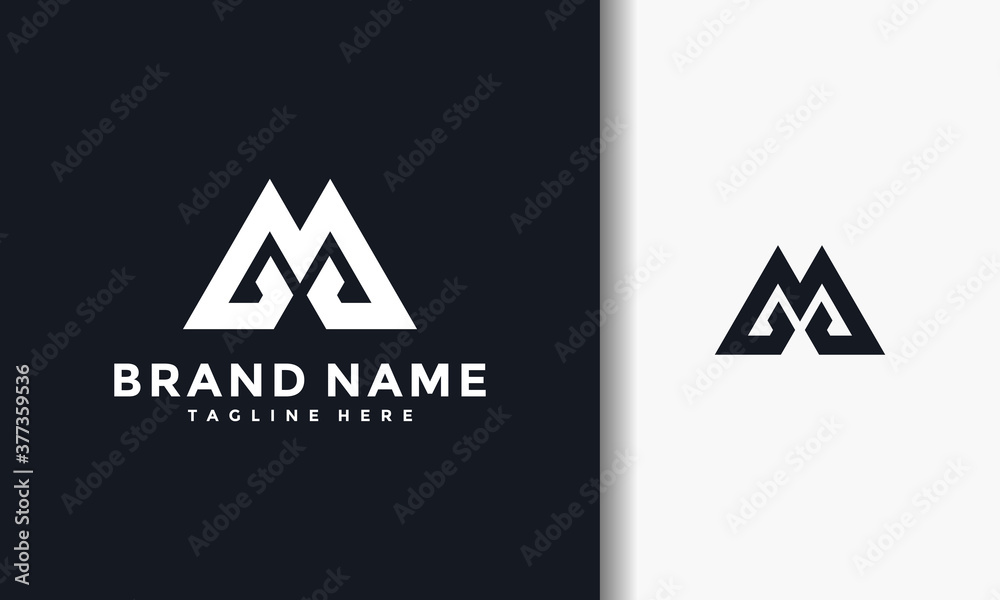 letter M strong logo letter M strong logo
