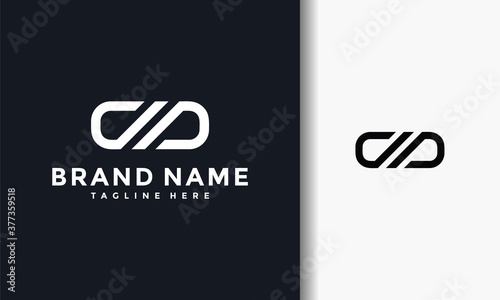 abstract infinity logo