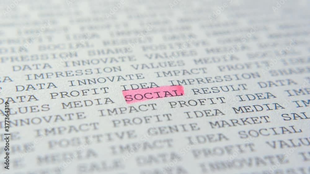 Macro shot of the word Macro shot of the word
