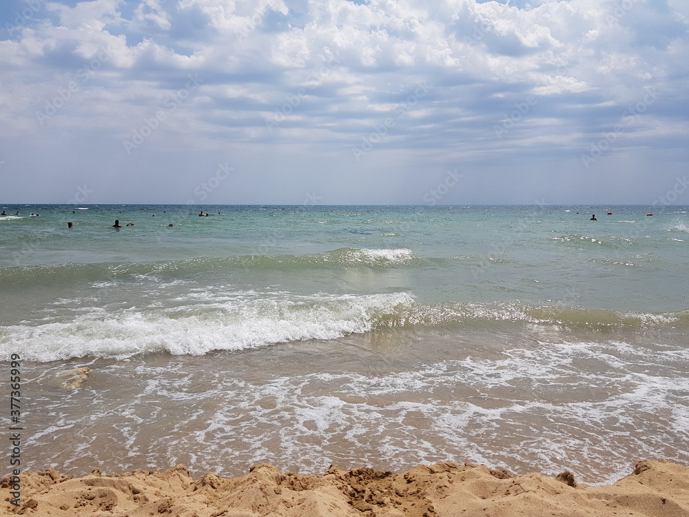 beach and sea