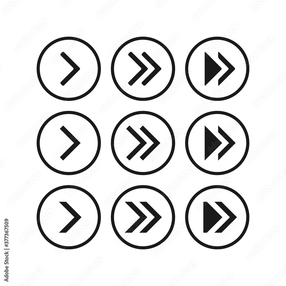 Arrow icon collection. Arrow vector set design. Arrows isolated on white background. Arrow icon collection. Arrow vector set design. Arrows isolated on white background.