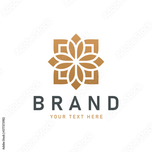 Photography Luxury Flower Logo Design
