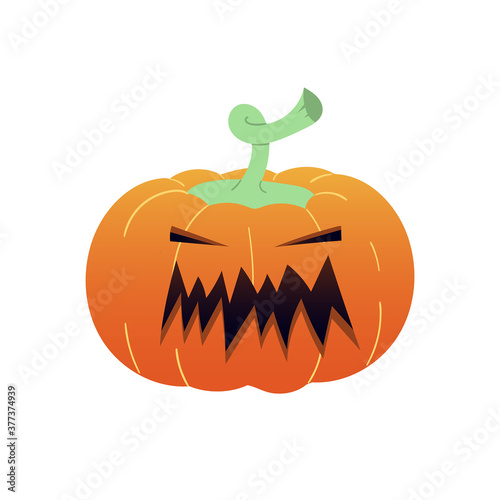 Halloween Pumpkin isolated ...