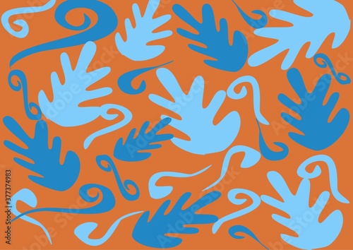 seamless pattern with feathers