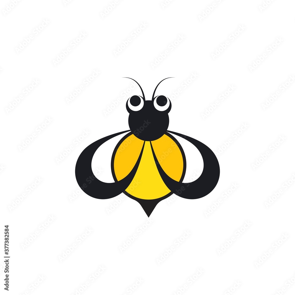 Bee Logo Template vector Bee Logo Template vector