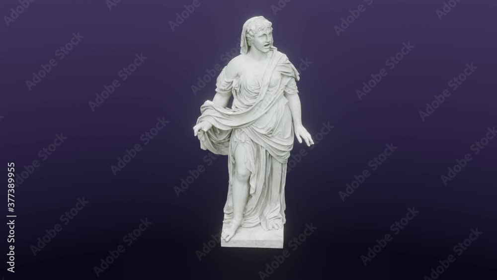 Figure from the attic of the destroyed Vienna Ringtheater, cg, camera orbits Figure from the attic of the destroyed Vienna Ringtheater, cg, camera orbits