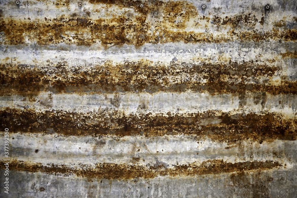 Rust texture on metal wall Rust texture on metal wall