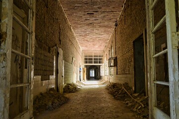Wandcirkels Oud Ziekenhuis Beelitz Vergane grandeur van Beelitz Heilstätten  © Christian