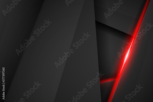 abstract metallic red black frame layout design tech innovation concept background